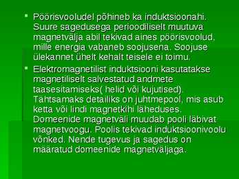 Lenzi reegel Induktsiooniseaduste rakendusi #7