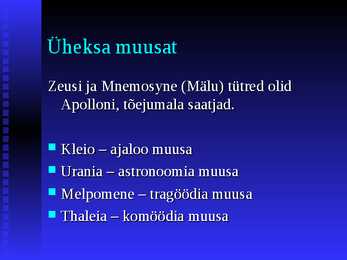 AntiikmütoloogiaKreeka ja rooma jumalad #14