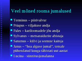 AntiikmütoloogiaKreeka ja rooma jumalad #20