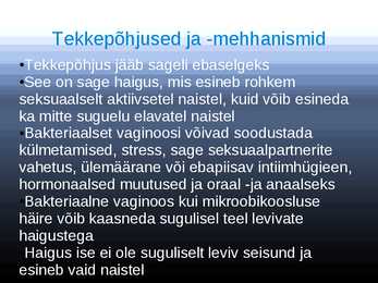 Bakteriaalne vaginoos #3