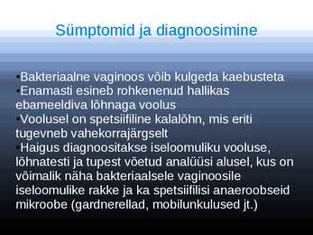 Bakteriaalne vaginoos #4