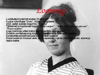 Artur Adson ja Marie Under-elulugu ja luule #3