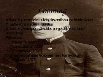 Artur Adson ja Marie Under-elulugu ja luule #6