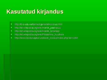Rohusoo esitlus #15