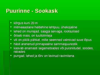 Rohusoo esitlus #5