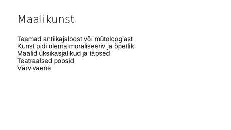Klassitsism kunstis #12