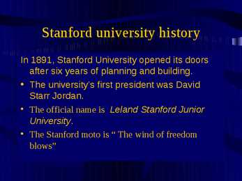 Stanford university #3