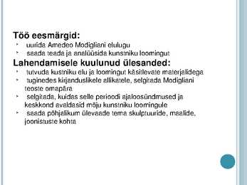 AMEDEO MODIGLIANI #2