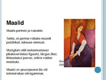 AMEDEO MODIGLIANI #7