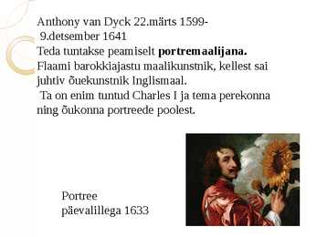 Anthony van Dyck esitlus #2