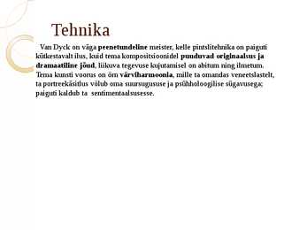 Anthony van Dyck esitlus #5