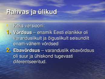 Eestlased muinasaja lõpul #12