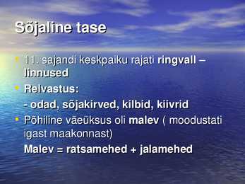Eestlased muinasaja lõpul #13