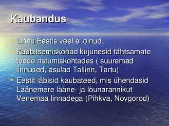 Eestlased muinasaja lõpul #6