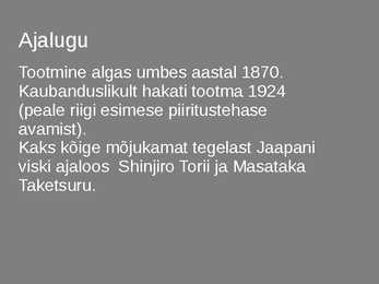 Jaapani viski #2