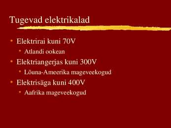 Elektrikalad #7