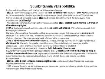 Suurbritannia ja Prantsusmaa kahe maailmasõja vahel #4