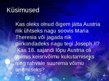 Austria keisrikoda-Maria Theresia ja Joseph II #10