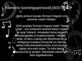 Richard Wagneri elu ja looming #4