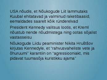 KUUBA KRIIS #8