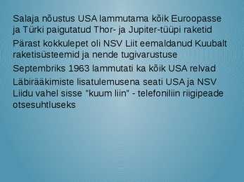 KUUBA KRIIS #10
