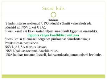 Suessi kriis #4
