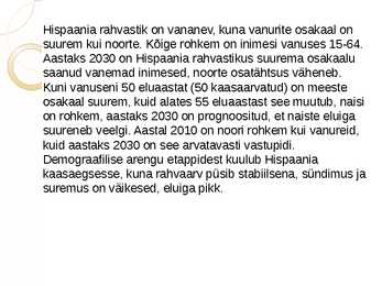 Hispaania rahvastikupoliitika #8