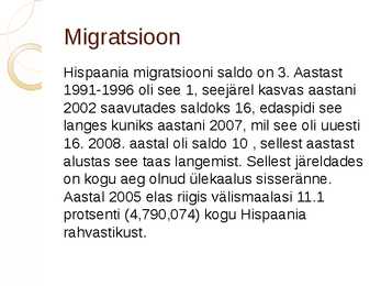 Hispaania rahvastikupoliitika #9