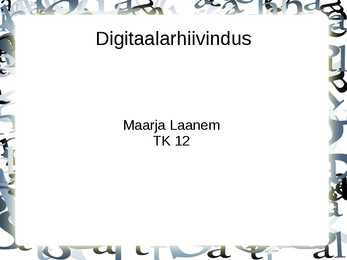 Digitaalarhiivindus