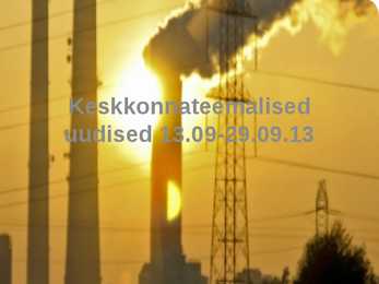 Keskkonnateemalised uudised September 2013