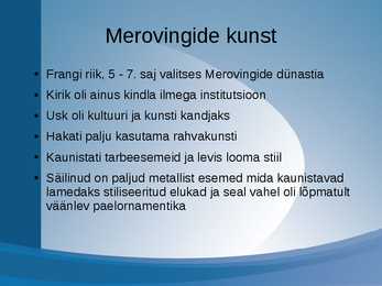 Merovingide kunst #5