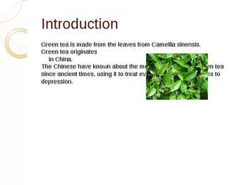 Green tea #2