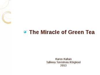 Green tea