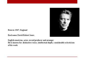 David Bowie #2