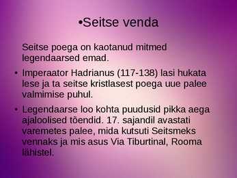 Seitsmevennapäev #4