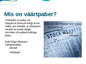 Väärtpaberid- #2