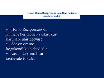 Inimese roll turul #6