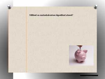 Maksukohustuslane ja maksuhaldur #2