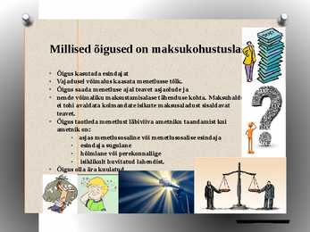 Maksukohustuslane ja maksuhaldur #6