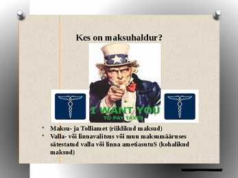 Maksukohustuslane ja maksuhaldur #8