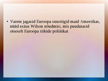 Thomas Woodrow Wilson #5