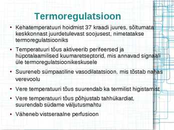 KUUMARABANDUSE PATOFÜSIOLOOGIA #6