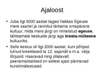 Egeuse kunst #2