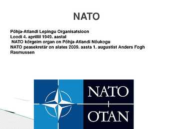 NATO - Euroopa Liit - USA #2