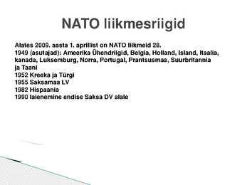 NATO - Euroopa Liit - USA #3