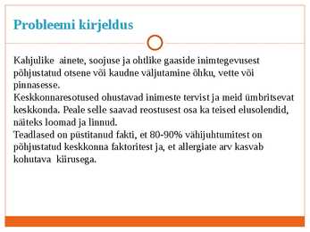 Keskkonnareostus ja selle vältimine #2