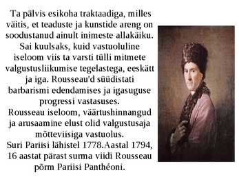 Jean-Jacques Rousseau - Slaidi töö #3