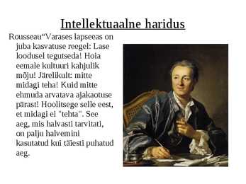 Jean-Jacques Rousseau - Slaidi töö #4