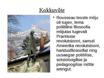 Jean-Jacques Rousseau - Slaidi töö #8