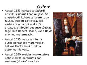 Robert Hooke - Slaidi töö #4